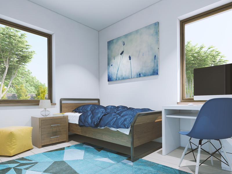 příklad interiéru domu