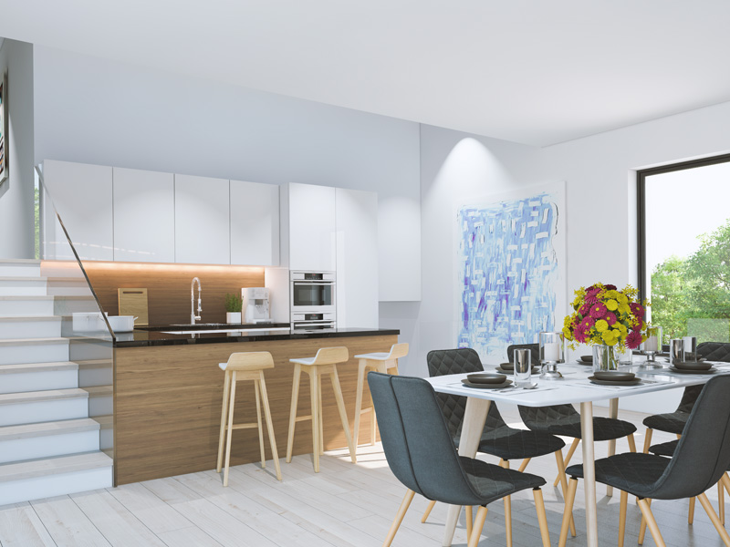 příklad interiéru domu