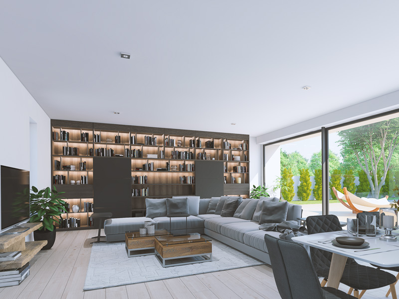 příklad interiéru domu