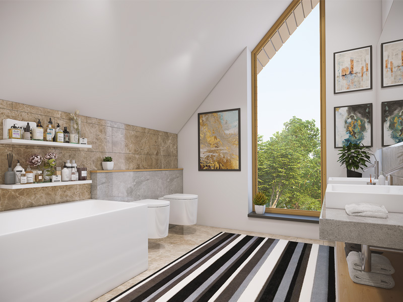 příklad interiéru domu