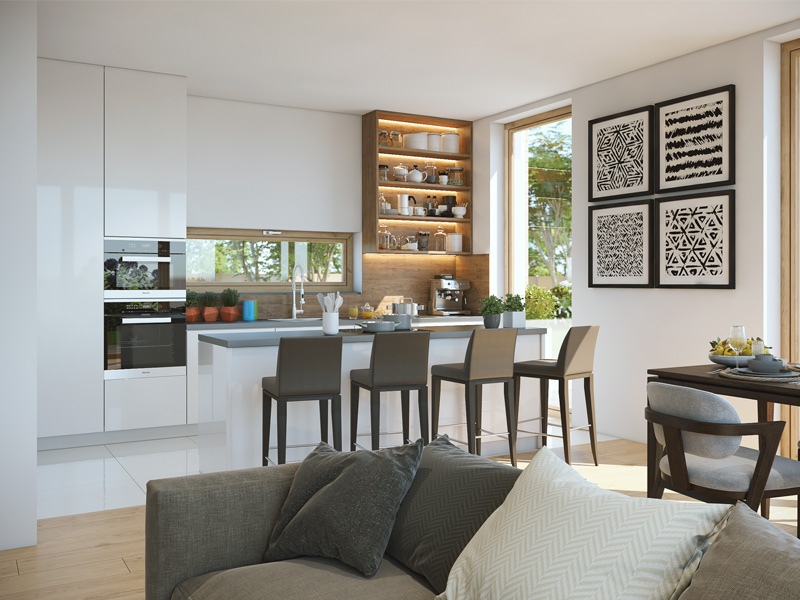 příklad interiéru domu