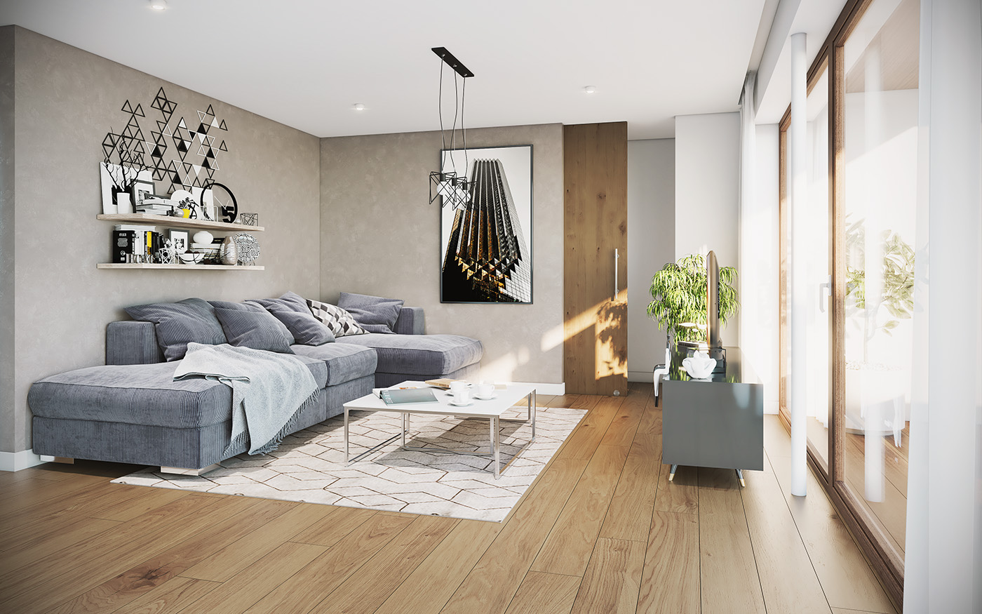 příklad interiéru domu