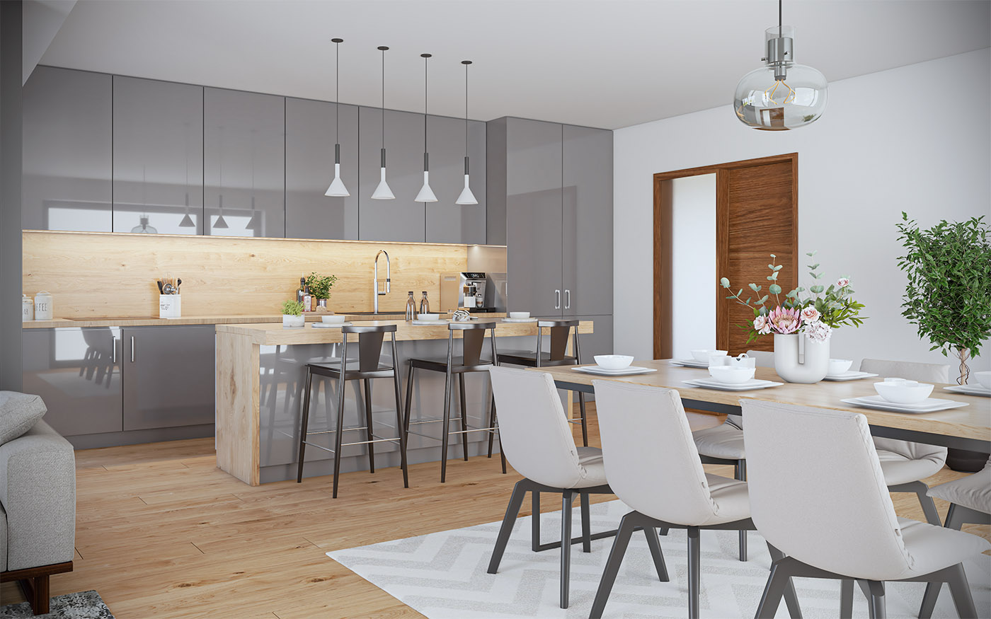 příklad interiéru domu