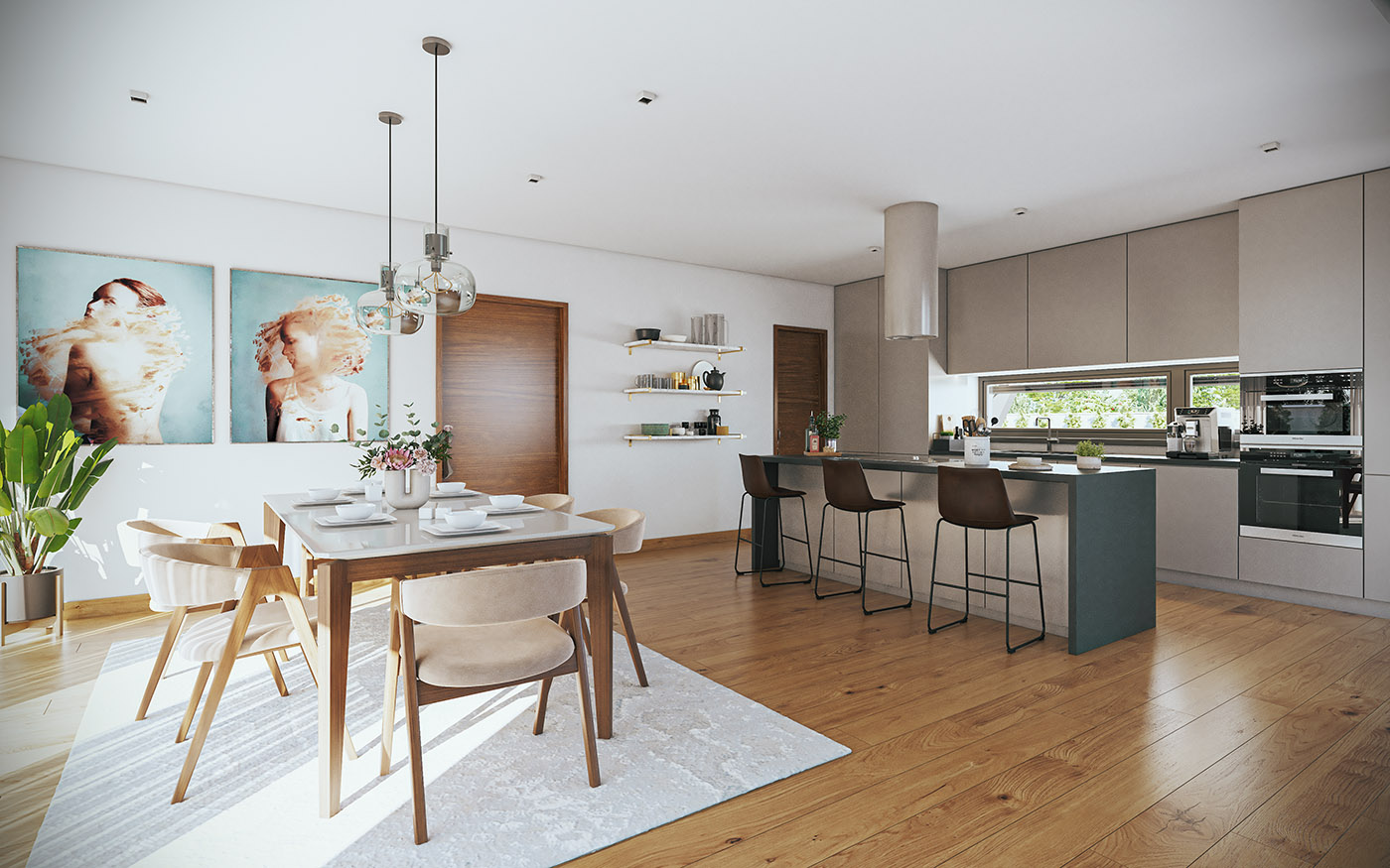 příklad interiéru domu