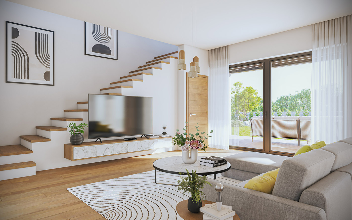 příklad interiéru domu