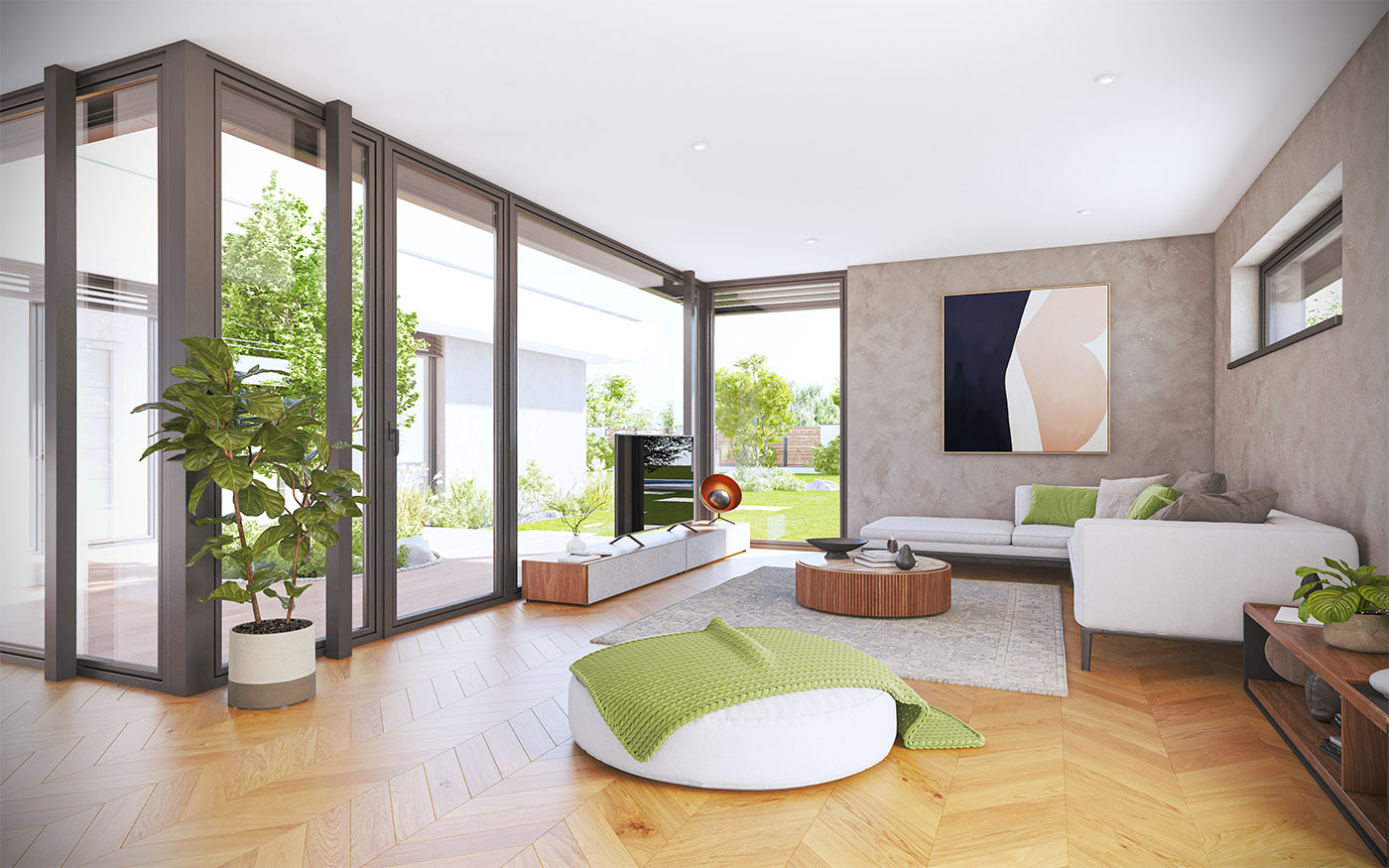 příklad interiéru domu