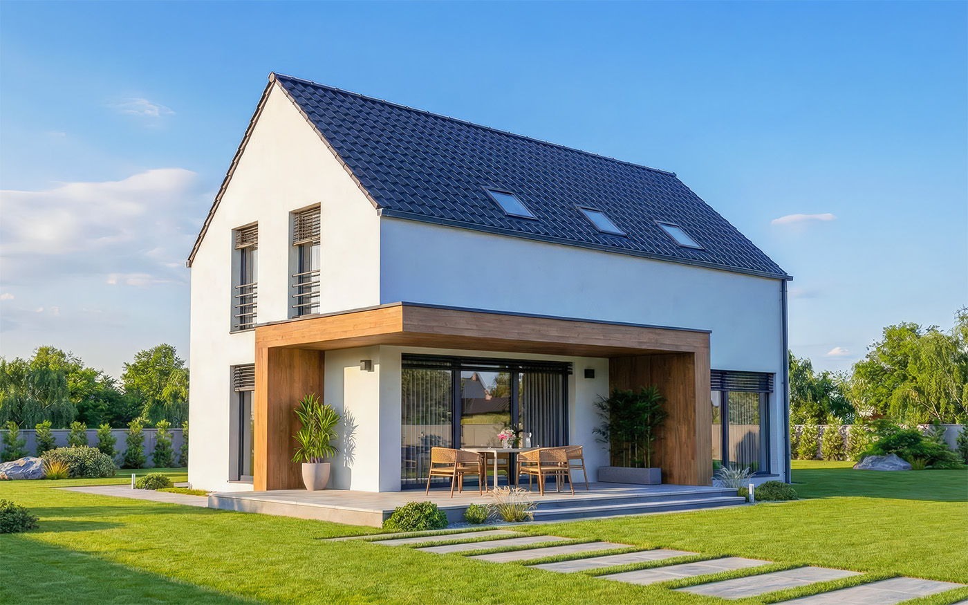 pohled - perspektiva domu Blanka 33