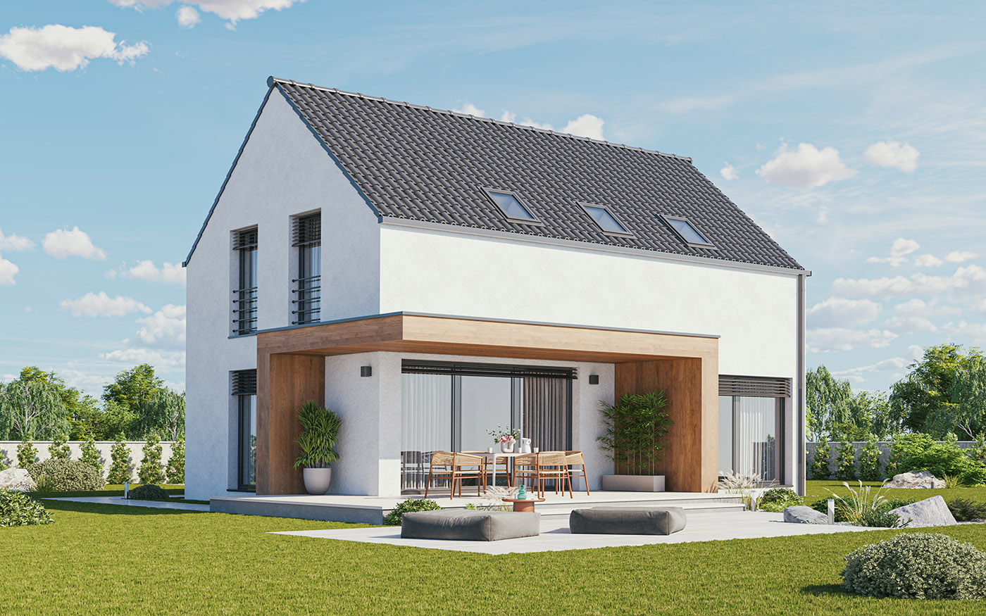 pohled - perspektiva domu Blanka 33