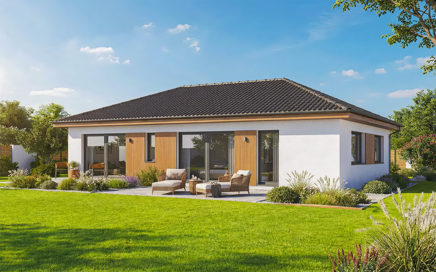 pohled - perspektiva domu Kristýna 12