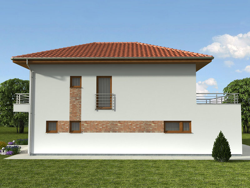 pohled domu