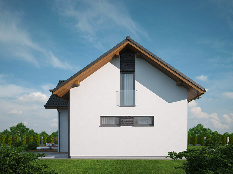 pohled domu
