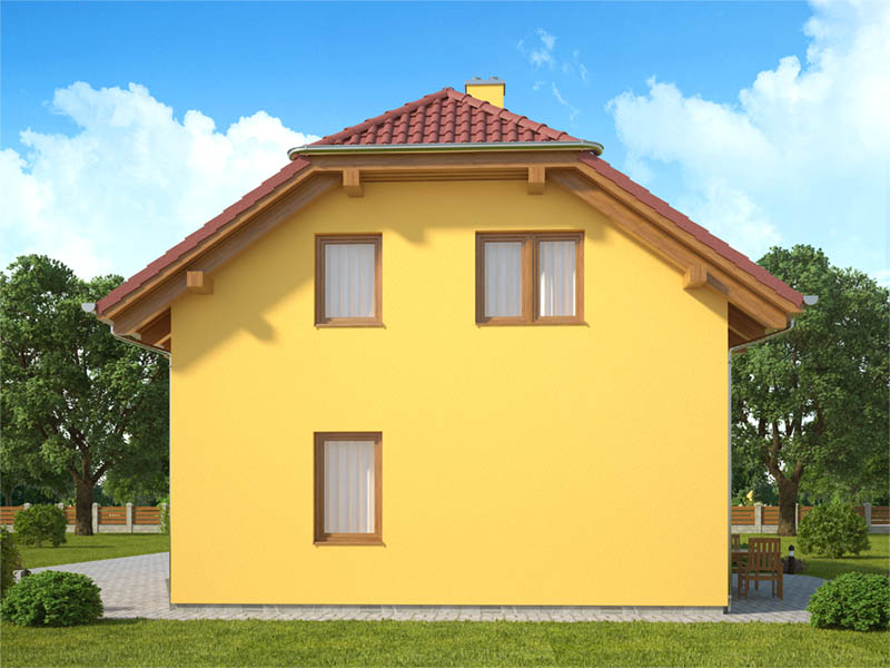 pohled domu