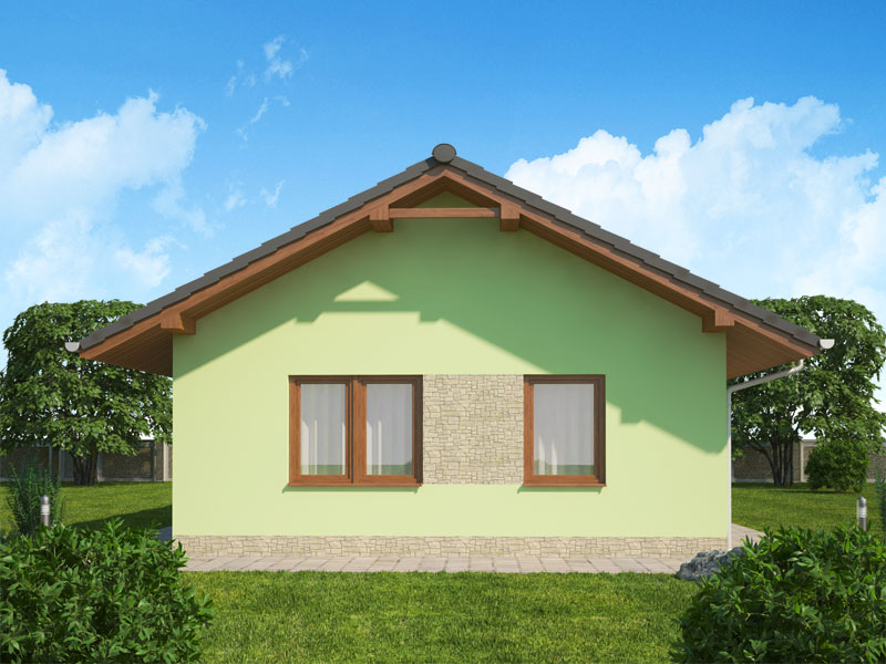 pohled domu