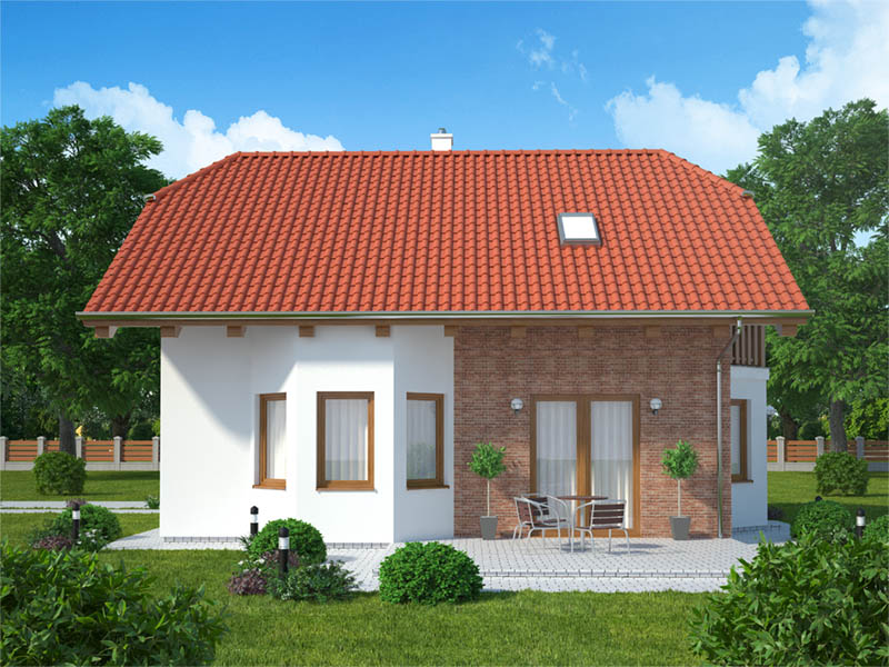 pohled domu