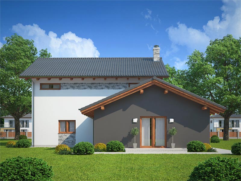 pohled domu