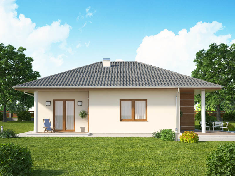 pohled domu