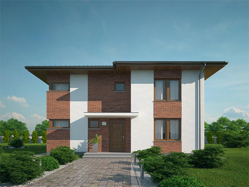 pohled domu