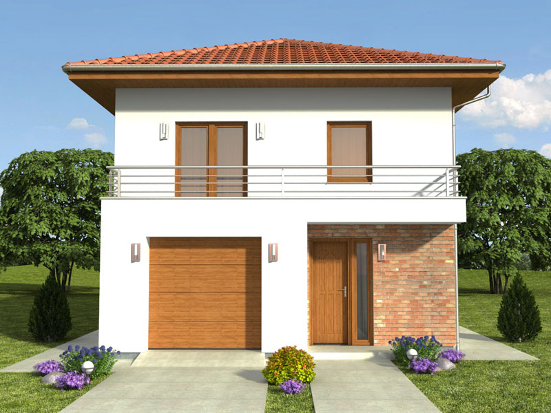 pohled domu