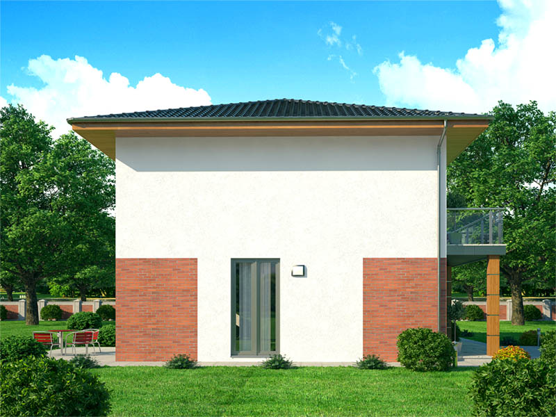 pohled domu