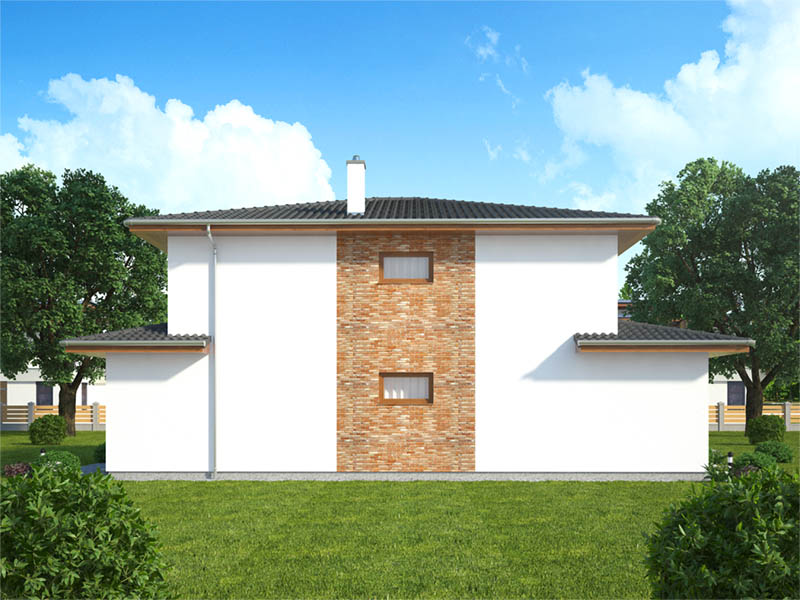 pohled domu