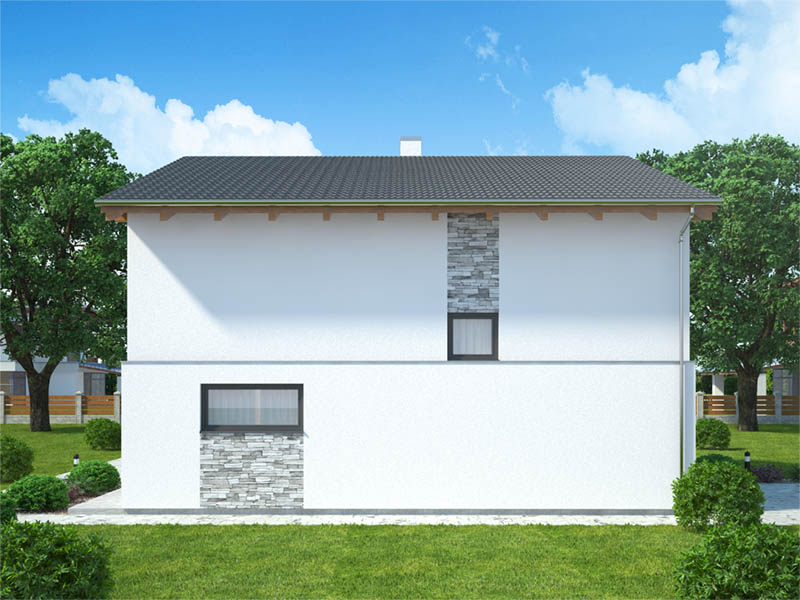 pohled domu