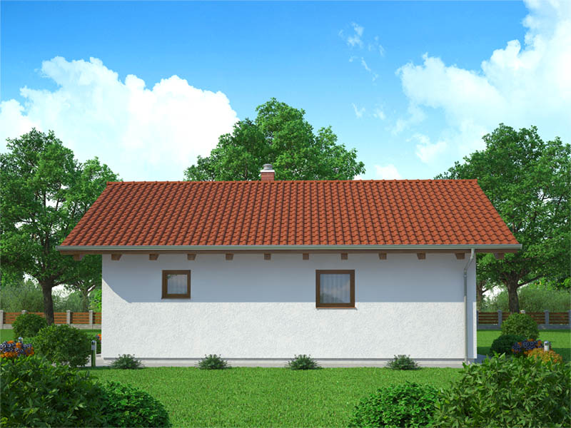 pohled domu