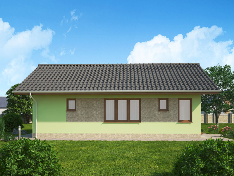 pohled domu
