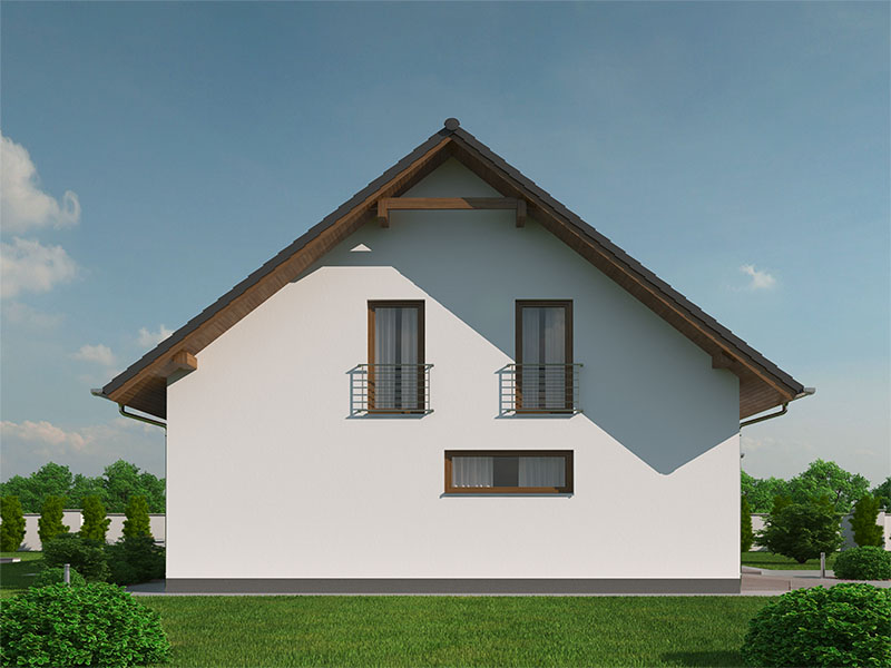 pohled domu