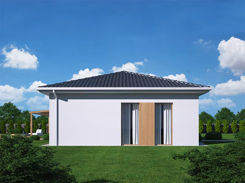 pohled domu