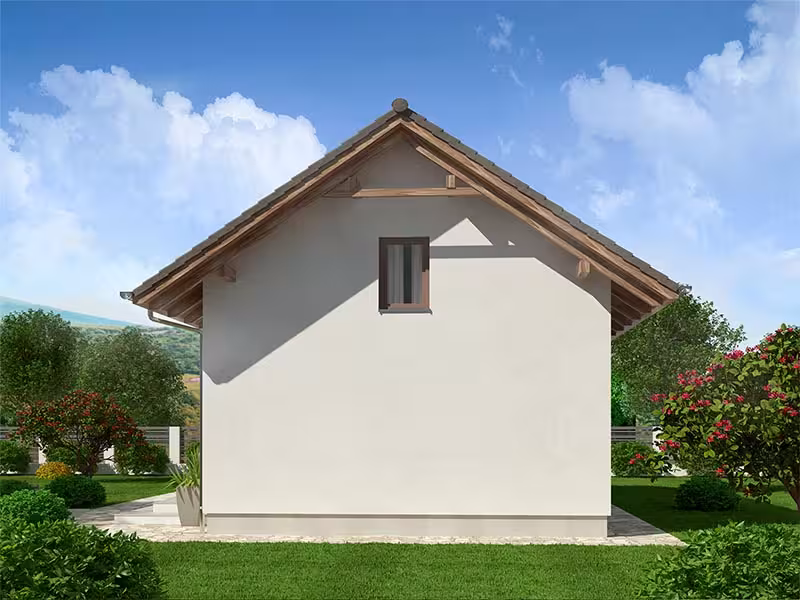 pohled domu