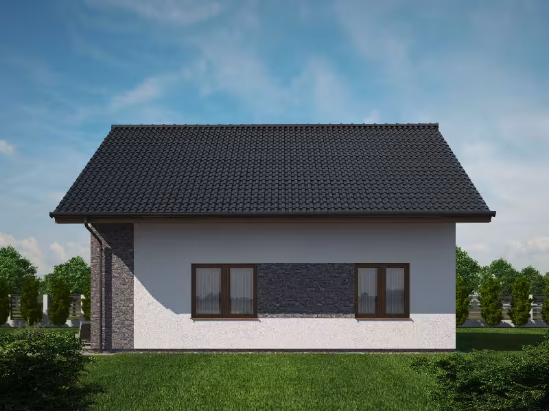 pohled domu