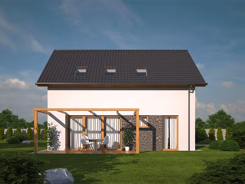 pohled domu