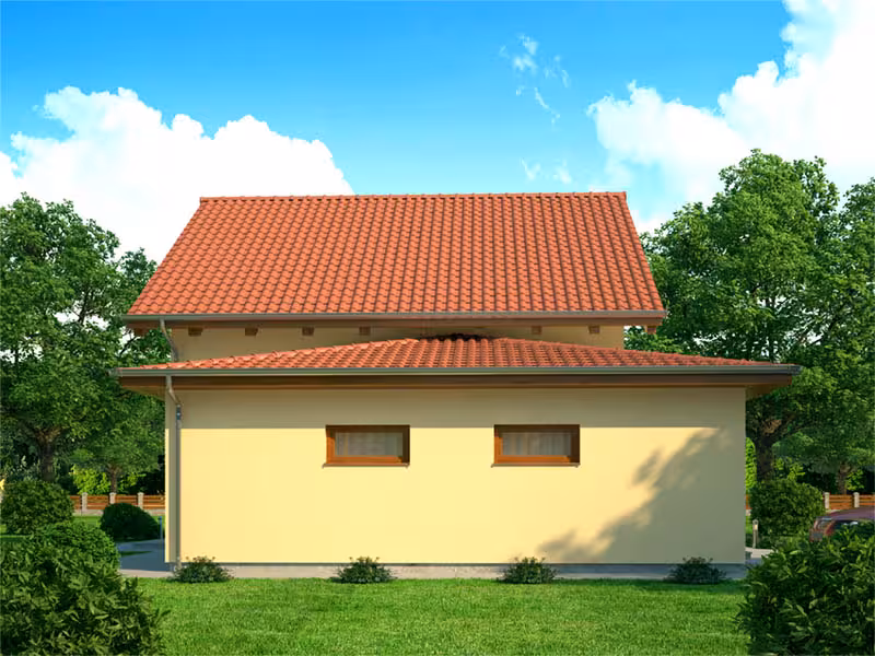 pohled domu