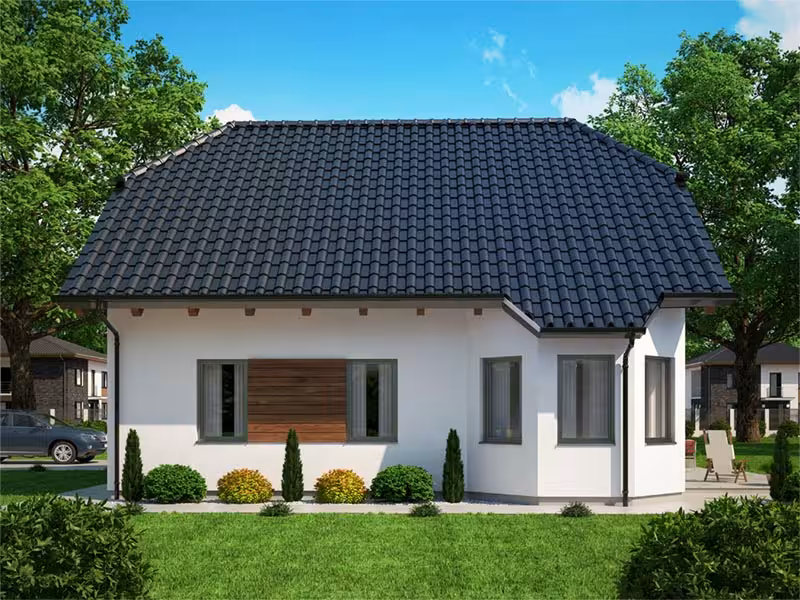 pohled domu
