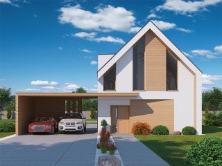 pohled domu