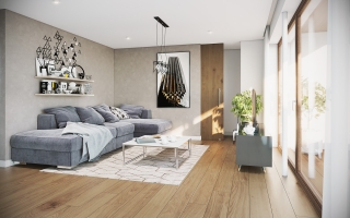 příklad interiéru domu