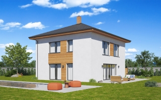 řada domů