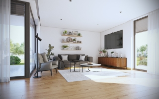 příklad interiéru domu