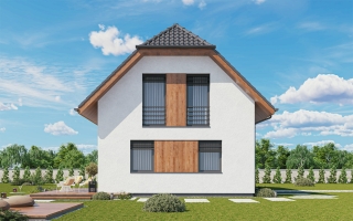 pohled domu