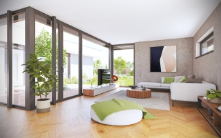 příklad interiéru domu