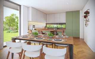 příklad interiéru domu