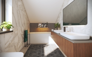 příklad interiéru domu