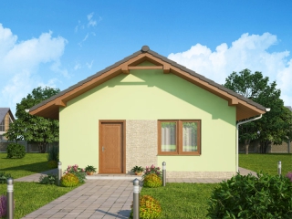 pohled domu