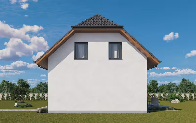 pohled domu