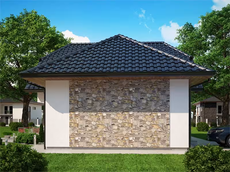 pohled domu