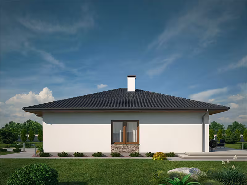 pohled domu
