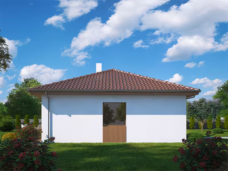 pohled domu